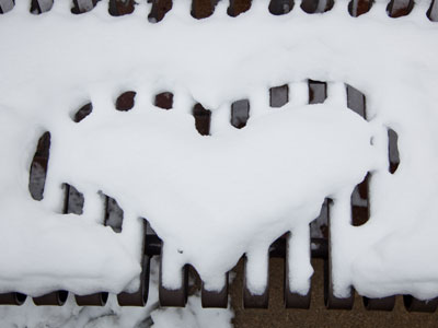 I do not heart snow.