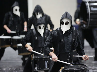 Freaky masks are always popular (see April 9, 2015).