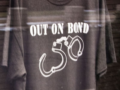 Bail bonds are big business across from the courthouse.