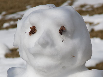 He was made of snow, but the children know how he came to life one day. STEVE NELSON