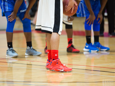 Community college footwear.