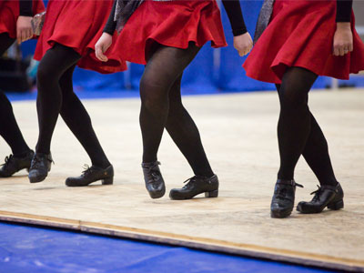 Warming up for St. Patrick`s Day.