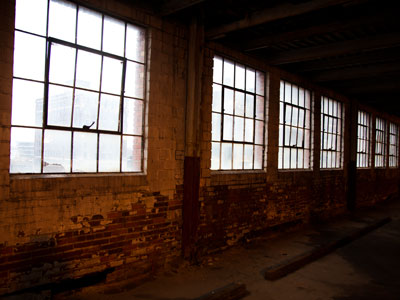 The new -- well, not NEW -- creepy garage where I park (see February 29, 2016).