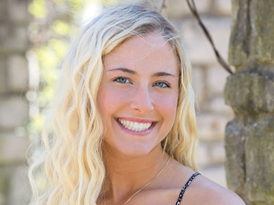 How appropriate she wants a career in the dental field.