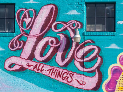 More LOVE on the wall.