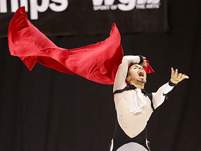  . . . and one matador, who really knew how to perform.