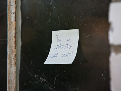 It`s embarrasing how people compliment my earlobes.