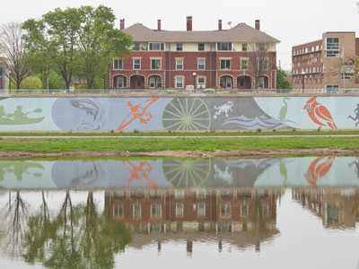 Reflections on the Great Miami River.