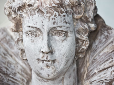 He blinked on the first three shots.