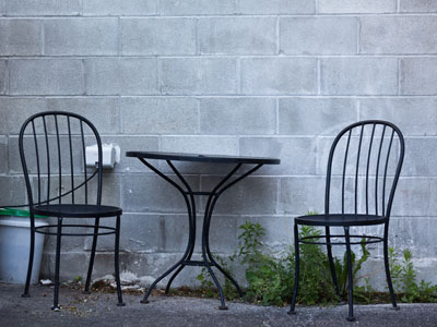 Fine dining in the Oregon District.