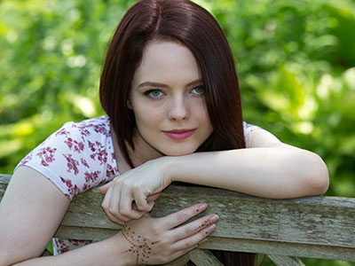 She has been to see a henna artist.