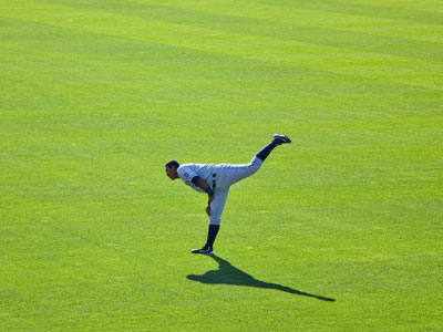 It took a while for him to spell out DAYTON DRAGONS.