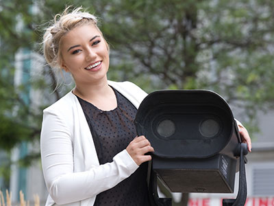 Who wouldn`t have fun in downtown Dayton?