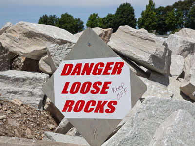 A sign that says KEEP OFF only makes it more enticing.