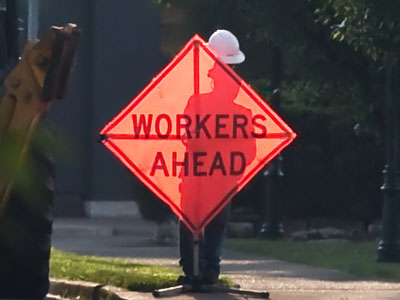 I try to avoid work zones, and work in general.