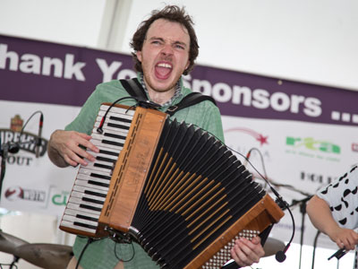 I took this quick snap as soon as I reached the stage.  Later I took lots of careful pictures, but couldn`t top it.