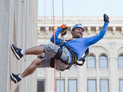 He looks like a superhero -- and he is since he`s helping Big Brothers Big Sisters of the Greater Miami Valley.