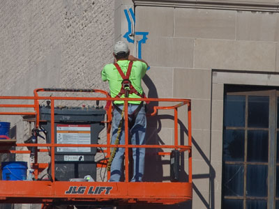 A little tape oughta hold the building together.