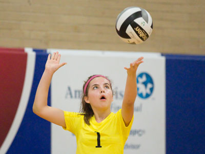 The libero is always the spunky one on the team.