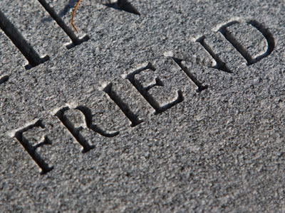 With some people, friendship is written in stone.