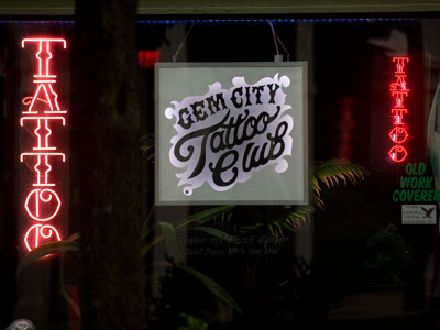 The shops in my neighborhood provide many services.