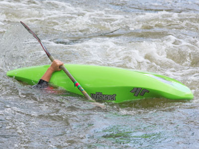 The joy of kayaking.