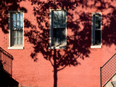 This time of year, the sun gets up later than I do.