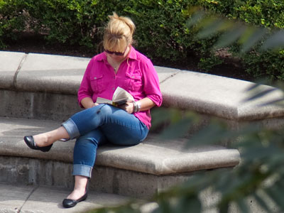 Currently I`m reading `Jump Back, Paul: The Life and Poems of Paul Laurence Dunbar` by Sally Derby.