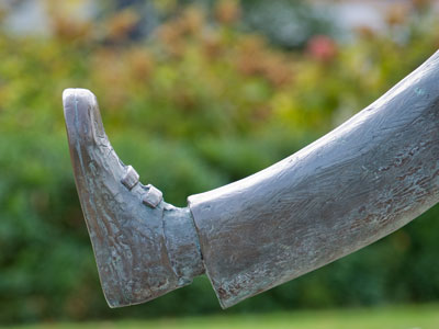 I get around downtown on foot.