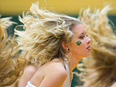 REAL college volleyball has cheerleaders, dancers, pep band and TV cameras.  Oh, and an admission charge.