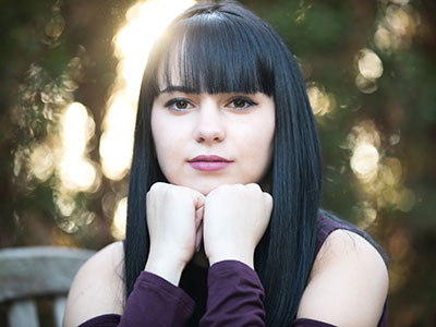 She was very patient as I worked to get the sun to sparkle just right behind her.