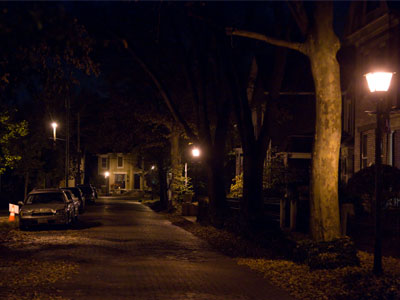 A quiet night in the Oregon District.