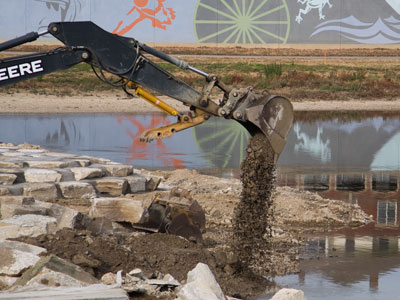 For several months, I`ve watched rocks and dirt being moved from one place to another place on this project.