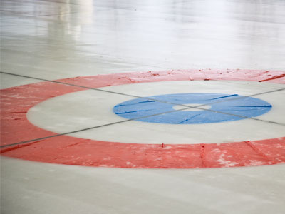 Almost ready for ice skating.  Not me -- the rink.