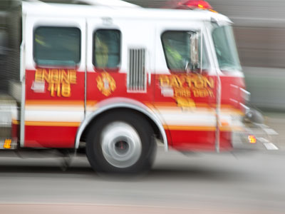 This truck was moving very, very fast.