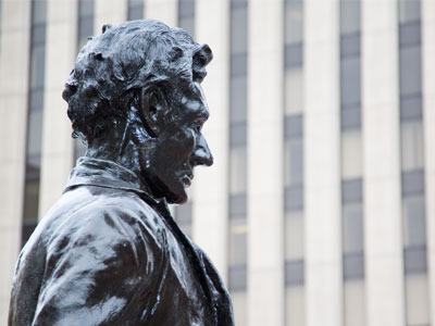 Before long, he`ll have icicles hanging from his nose.