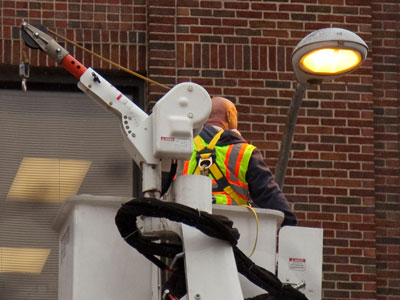 I walked ten feet outside, but it was raining and came back in.