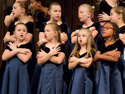 My Christmas season begins with the holiday concert of the Kettering Children`s Choir.