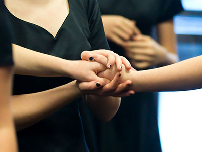 A lot of strong friendships are formed in choir.