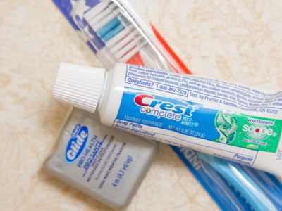 There were TVs on in the dentist`s waiting room AND the examination room, so I couldn`t escape Kelly Ripa.