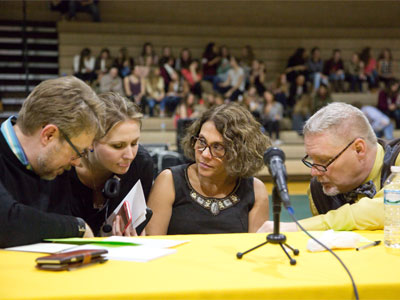  . . . but the judges had to make the hard decisions.