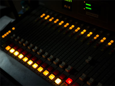 Scenes from a radio studio (3 of 5).