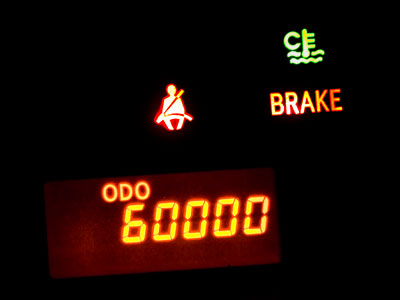 The first 52,000 were with someone else driving.