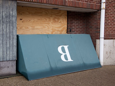 This wasn`t accidental.  I suspect somebody lives here.