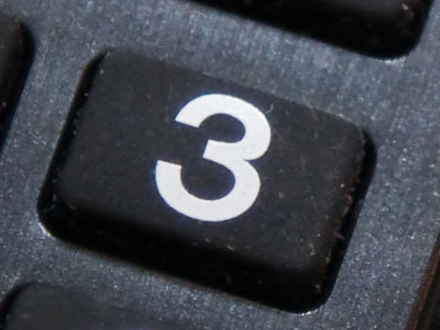 Three is a magic number.  BOB DOROUGH