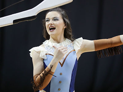 I`ve been shooting color guard for more than ten years.