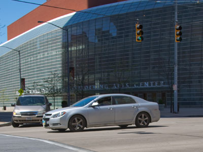 The idiot driver of the day.