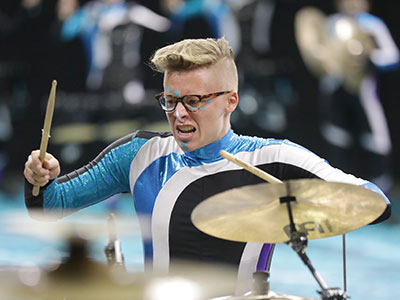 Percussion shows don`t move as fast as color guard, and so I shot only 4,189 pictures today.