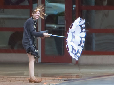 I warned you to go back inside.