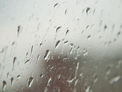 First it rained . . . 